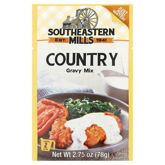 Pack of 24, Southeastern Mills Country Gravy Mix, 2.75 oz