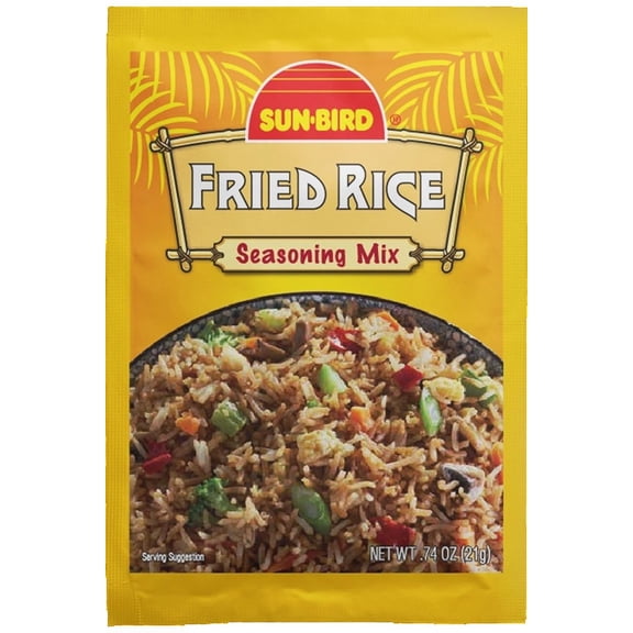 Pack of 24, Sunbird Fried Rice Seasoning Mix, 0.74 oz