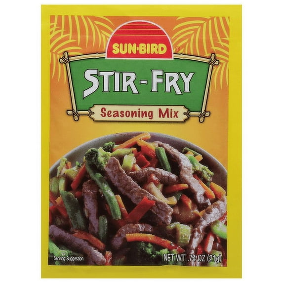 Pack of 24, Sunbird Stir Fry Seasoning Mix, 0.75 oz