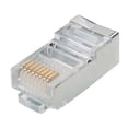 thumbnail image 1 of Pack of 24 T8P8CSR Shielded Modular Plug, RJ45 (8x8), Single, 1 of 1