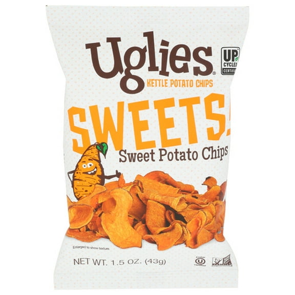 (Pack of 24) Uglies Sweet Potato Chips 1.5 Oz