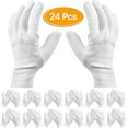 Pack of 24 White Cotton Gloves Work Gloves Cosmetic Hydration Gloves