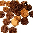 thumbnail image 1 of Pack of 24PCS Felt Flower Rose 1.2" Applique Art, DIY Crafts Hair Accessories Wedding Decor, 1 of 7