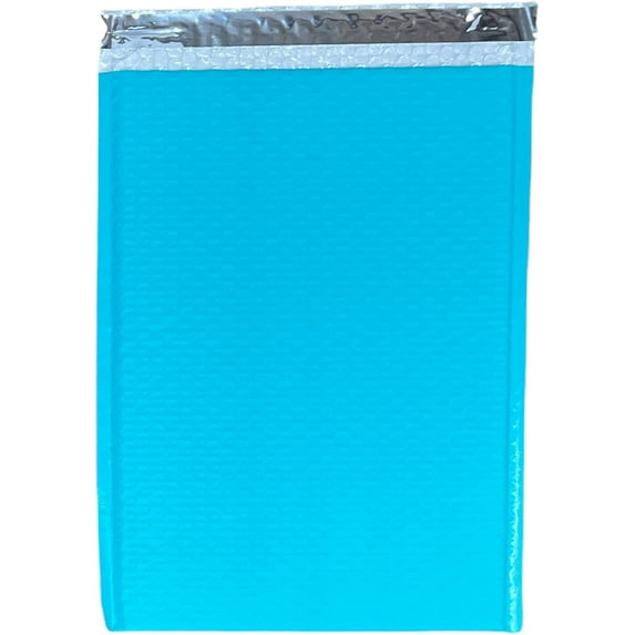 Pack of 25#2 8.5" x 11" Poly Bubble Lined Mailer Padded Envelopes Light Blue
