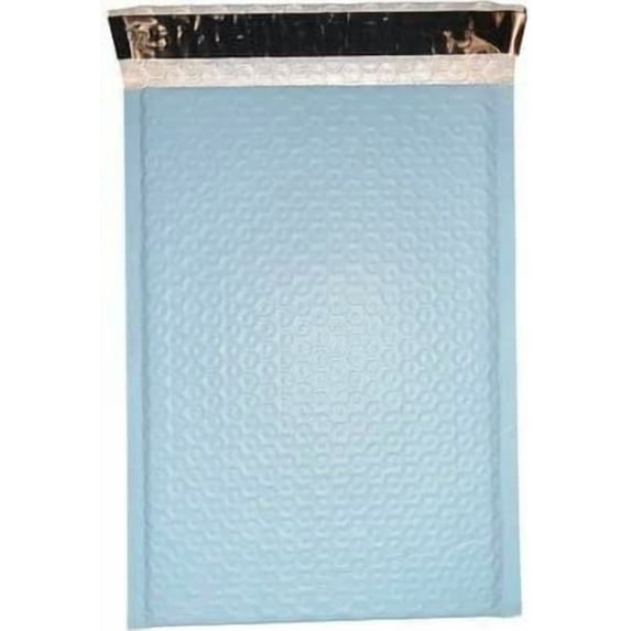 Pack of 25#4 9.5" x 13.5" Poly Bubble Lined Mailer Padded Envelopes Light Blue