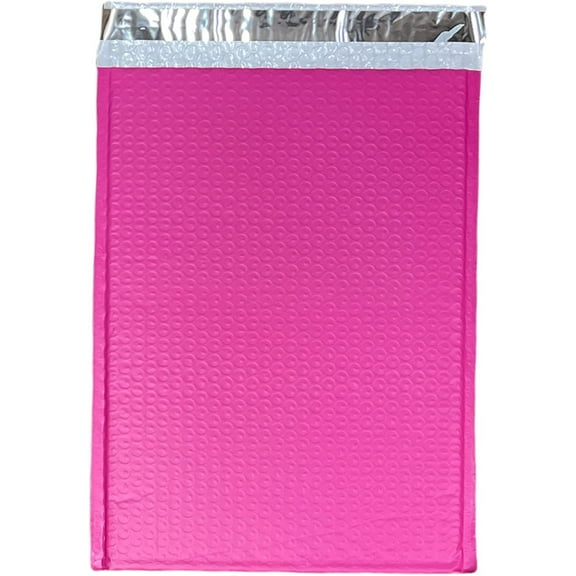 Pack of 25#4 9.5" x 13.5" Poly Bubble Lined Mailer Padded Envelopes Pink