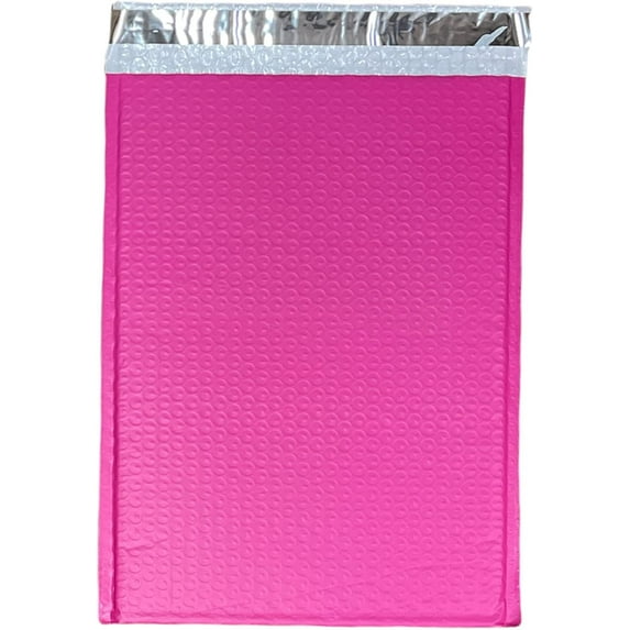 Pack of 25#4 9.5" x 13.5" Poly Bubble Lined Mailer Padded Envelopes Pink
