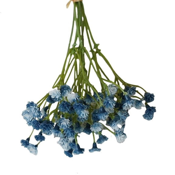 Pack of 25 Durable PVC Gypsophila Stems Wedding Decoration Faux Plant for Indoors Outdoor Use