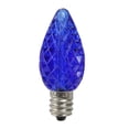 thumbnail image 1 of Northlight Faceted LED C7 Christmas Replacement Bulbs - Blue - Pack of 25, 1 of 1