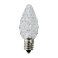thumbnail image 1 of Pack of 25 Faceted LED C7 Pure White Christmas Replacement Bulbs, 1 of 2