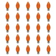 thumbnail image 1 of Pack of 25 Faceted LED Orange C9 Christmas Replacement Bulbs, 1 of 8