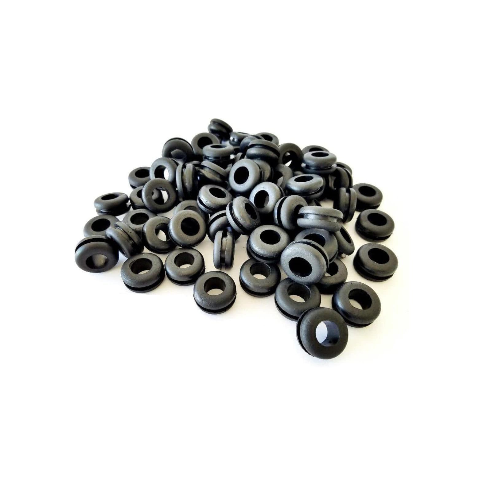 Pack of 25 Rubber Grommets 1/2" Inch Inside Diameter 1/8" Width