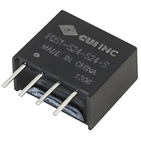 Pack of 2pcs PDS1-S24-S5-S Module DC-DC 24VIN 1-OUT 5V 0.2A 1W 4-Pin SIP Module, RoHS