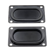 Pack of 2pcs Rubber Woofer Diaphragm 50x90mm Passive Bass Resonating Membrane Vibrating Membrane Diaphragm Set