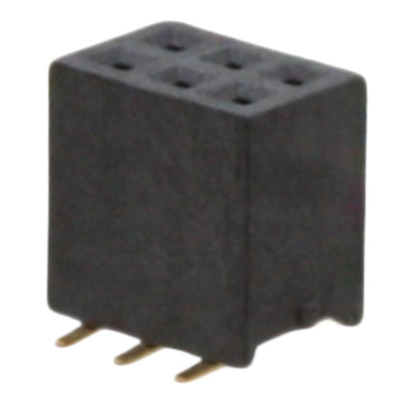 Pack of 3 20021321-00006C4LF Headers Wire Housings 1.27x1.27mm BTB, Hdr Recept, SMT, 6 Pos, Cut Tape, RoHS