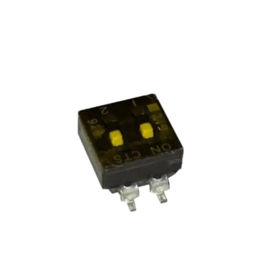 Pack of 3 219-2MST Dip Switch SPST 2 Position Surface Mount Slide (Standard) Actuator 100mA 20VDC