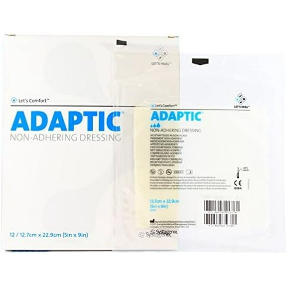 Pack of 3 ADAPTIC Non-adhering Dressing 5" x 9"