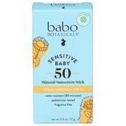 Pack of 3 Babobotani Sunscreen Baby Face SPF 50 0.6 Oz
