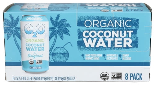 (Pack of 3) C20 Water Coconut Original Organic 8 Pack 84 Fo