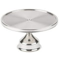 thumbnail image 1 of (Pack of 3) Cake Stand Round Stainless Steel Pedestal Serving Tray Cupcake Display Stand 13 inches Commercial Grade, 1 of 1