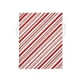 thumbnail image 1 of Pack of 3, Candy Cane Stripe Fabric Gift Bag, 9-1/2 x 12-1/2" for Holiday or All-Occasion Gift Wrapping, 1 of 1