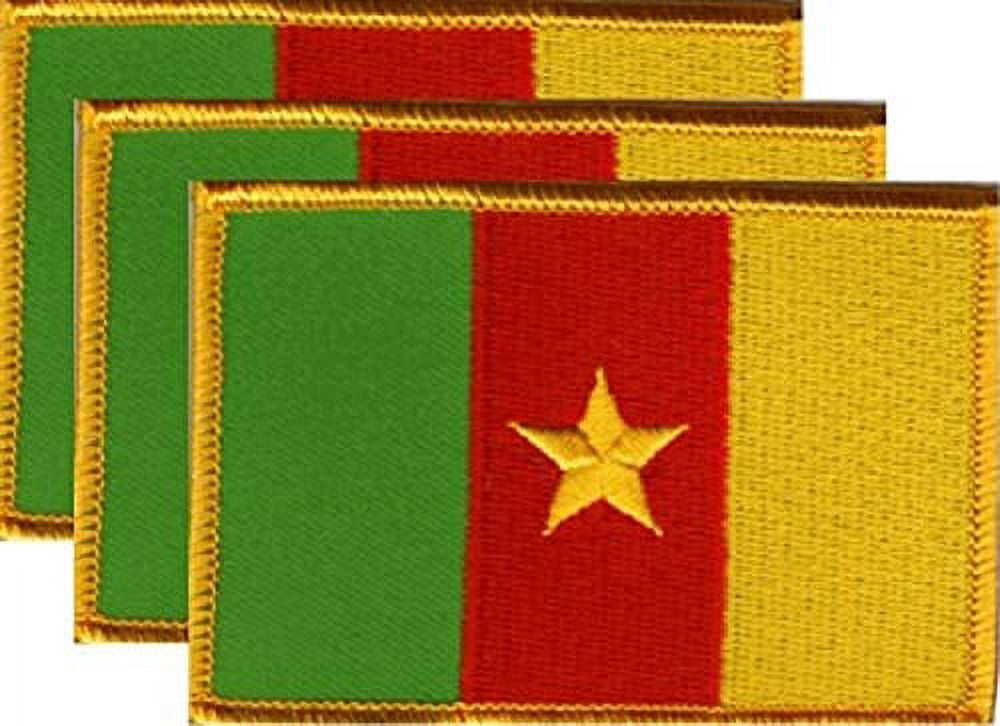 Pack of 3 Country Flag Patches 3.50