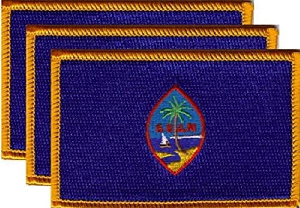 Pack of 3 Country Flag Patches 3.50