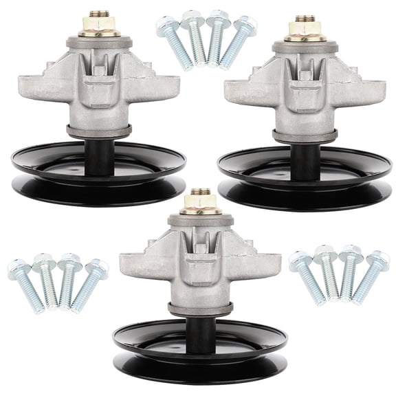 Pack of 3 ECCPP Spindle Assembly Lawn Mower Spindles Replaces for MTD for Cub Cadet 42 Deck LT1042 Mowers 918-04124A