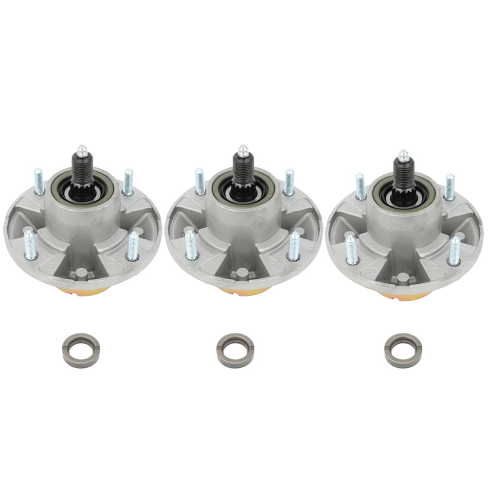 Pack of 3 ECCPP Spindle Assembly for John Deere Zero Turn Mower Deck