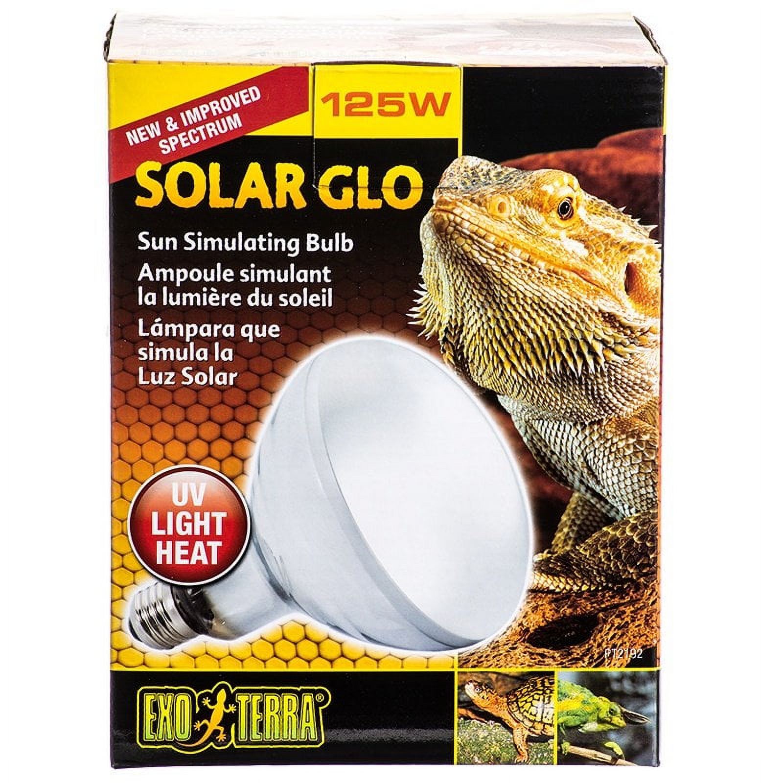 [Pack of 3] Exo Terra Solar Glo Mercury Vapor Lamp 125 watt