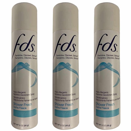 Pack of (3) FDS SPRAY SHOWER FRESH 2 OZ