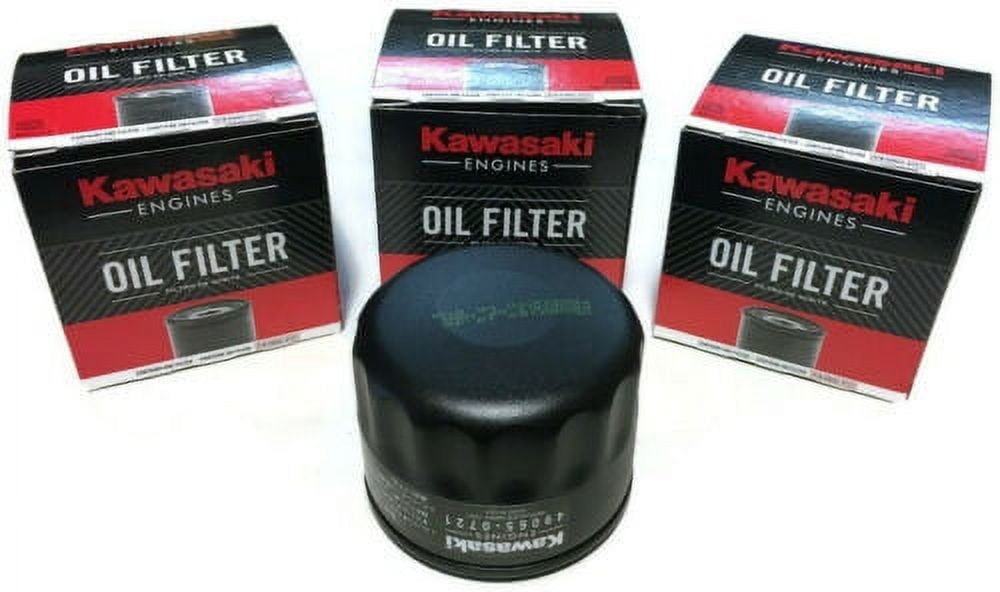 Pack of 3 Genuine Kawasaki 49065-0721 49065-7007 Oil filter Made in the USA