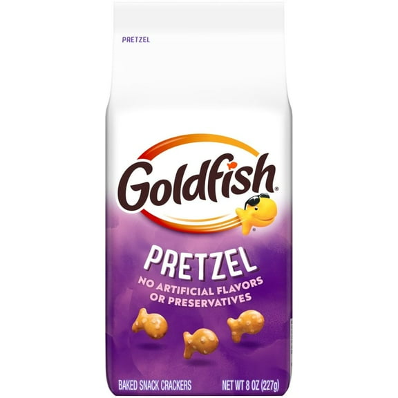 Goldfish Pretzel Crackers 8 oz - Pack of 3