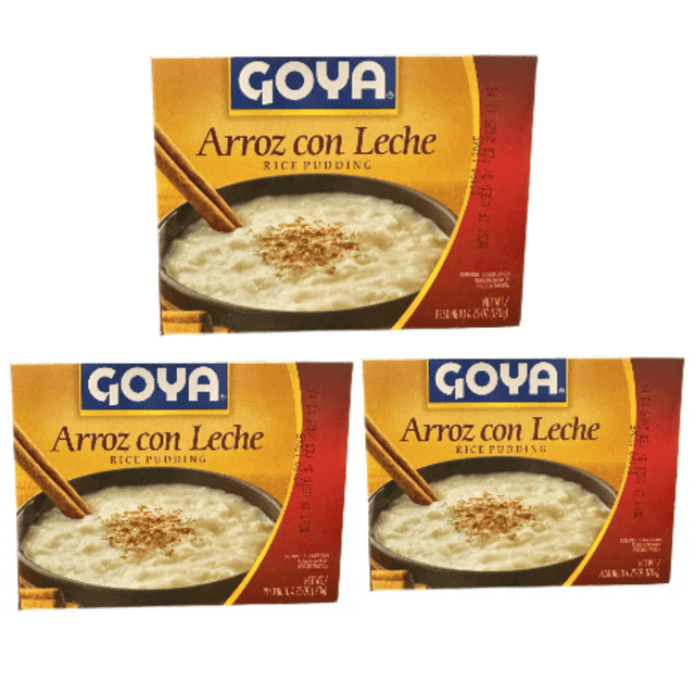 Pack of 3 Goya Arroz Con Leche Rice Pudding 4.25 oz Each