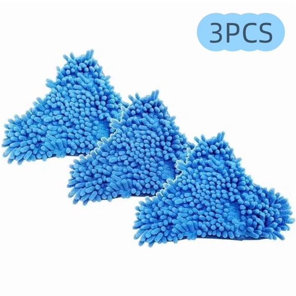 Pack of 3 H2O Steam Mop X5 Pads Washable Reusable Microfiber Cleaning Steamer Replacement Pads for H20 Steam Mop Cleaner