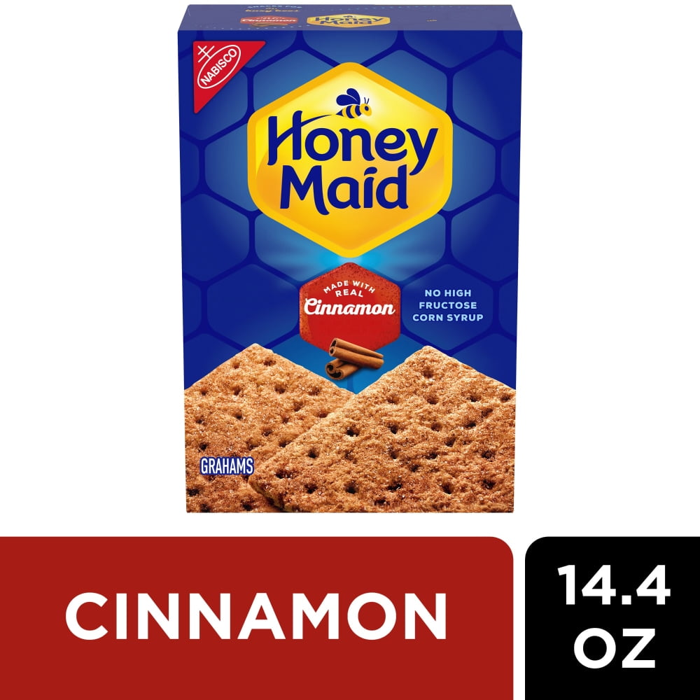 Pack of 3 Honey Maid Cinnamon Graham Crackers, 14.4 oz (packaging may vary)
