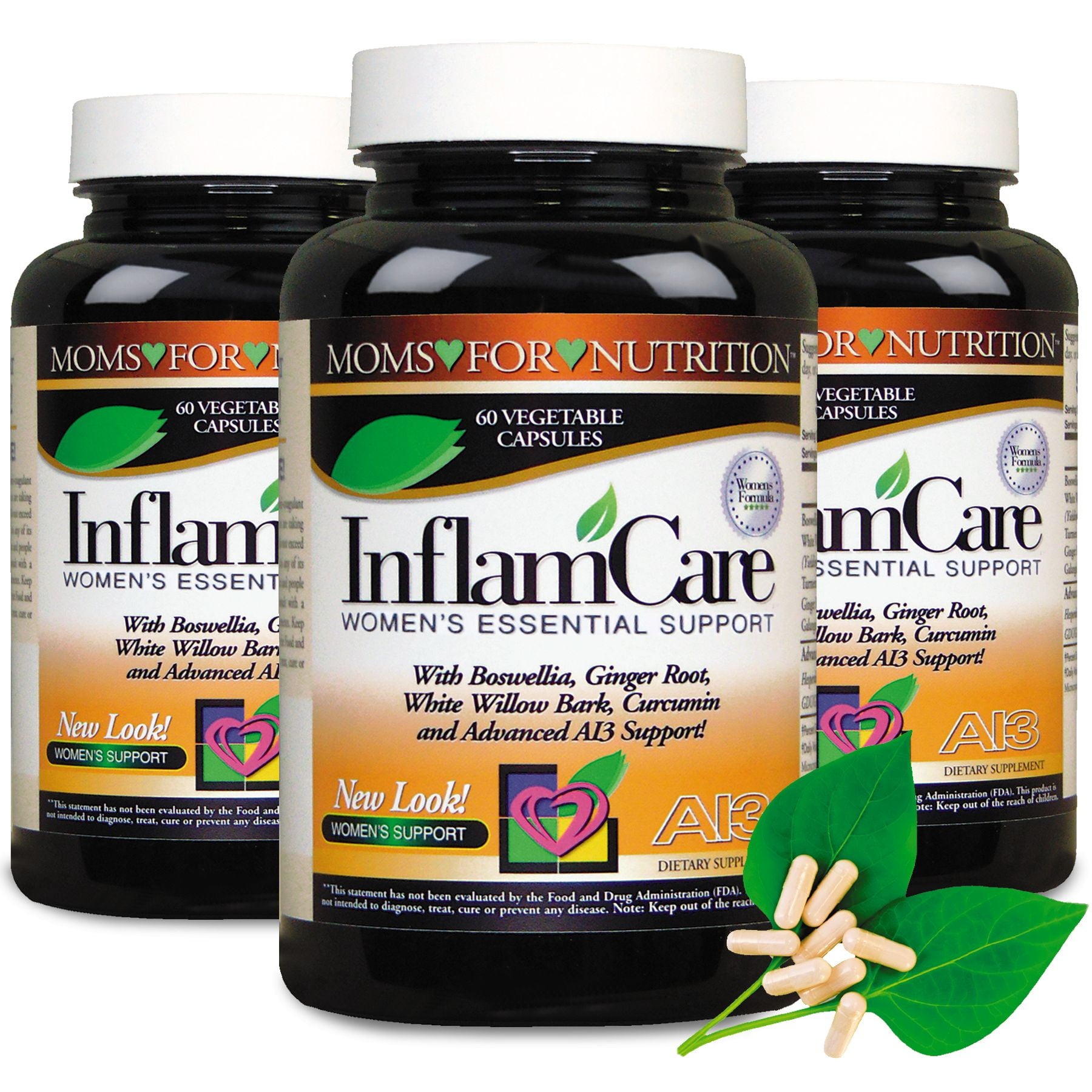 (Pack of 3) InflamCare Essential Turmeric Synergy Women's Support Formula