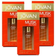 Pack of 3 JOVAN JOVAN MUSK MUSK OIL 0.33 OZ BODLDY