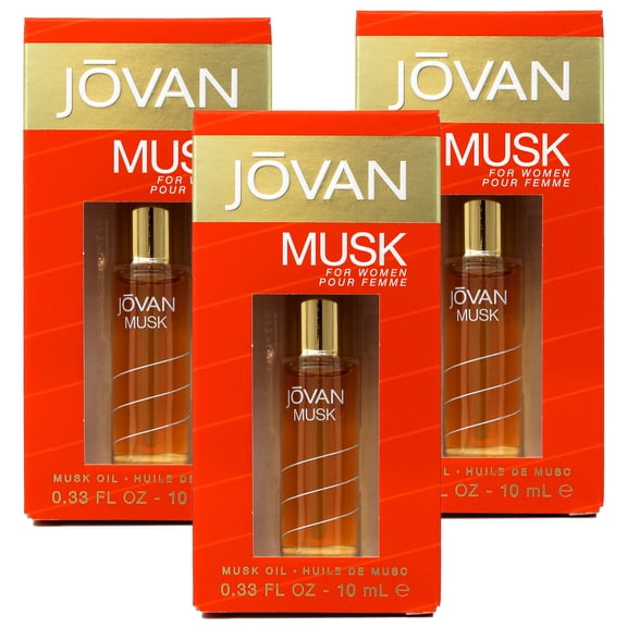 Pack of (3) JOVAN JOVAN MUSK MUSK OIL 0.33 OZ BODLDY
