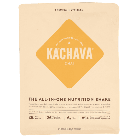 (Pack of 3) Kachava Nutrition Superblend Shake Chai 15.3 oz 7 Servings