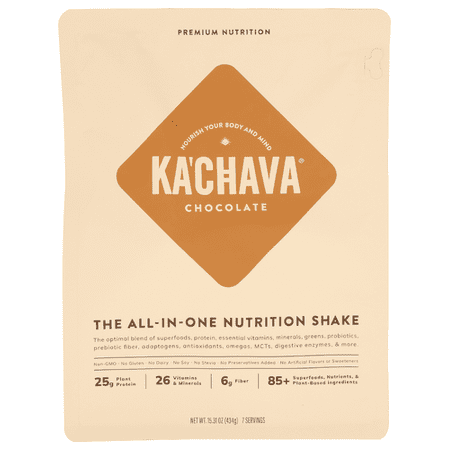(Pack of 3) Kachava Nutrition Superblend Shake Chocolate 15.3 oz 7 Servings