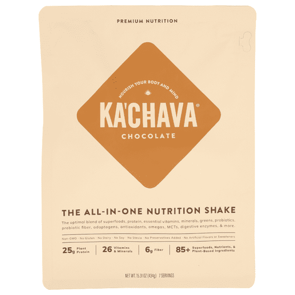 (Pack of 3) Kachava Nutrition Superblend Shake Chocolate 15.3 oz 7 Servings