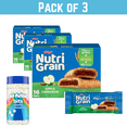thumbnail image 1 of Pack of 3 Kellogg's Nutri-Grain Apple Cinnamon Bars, 16 Count Each, 20.8 oz  with fre Jet-Puffed Vanilla Marshmallows by ValueNest, 1 of 7