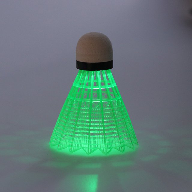 Pack of 3, LED Badminton Shuttlecocks Lighting Shuttlecock Glow in The