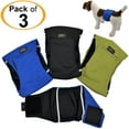 thumbnail image 1 of Pack of 3 Male Dog Diapers Waterproof Leak Proof Belly Band Wrap Washable for Small Medium and Large Pets, 1 of 5