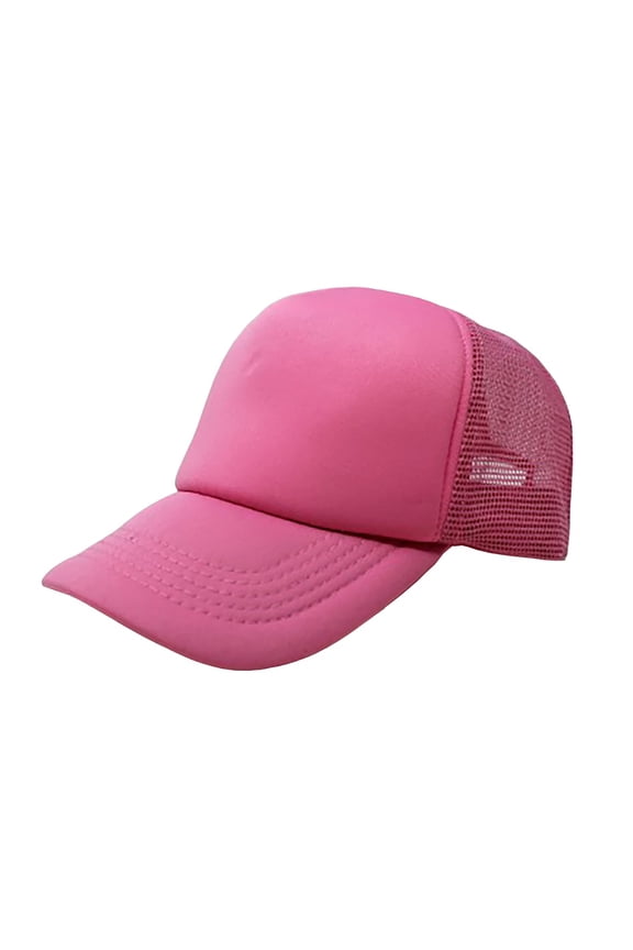 Pack of 3 Mechaly Trucker Hat Adjustable Cap (Pink)