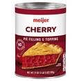 Pack of 3 Meijer Cherry Pie Filling, 21 oz