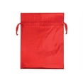 thumbnail image 1 of Pack of 3, Metallic Red Fabric Gift Bag, 9-1/2 x 12-1/2" for Holiday or All-Occasion Gift Wrapping, 1 of 1