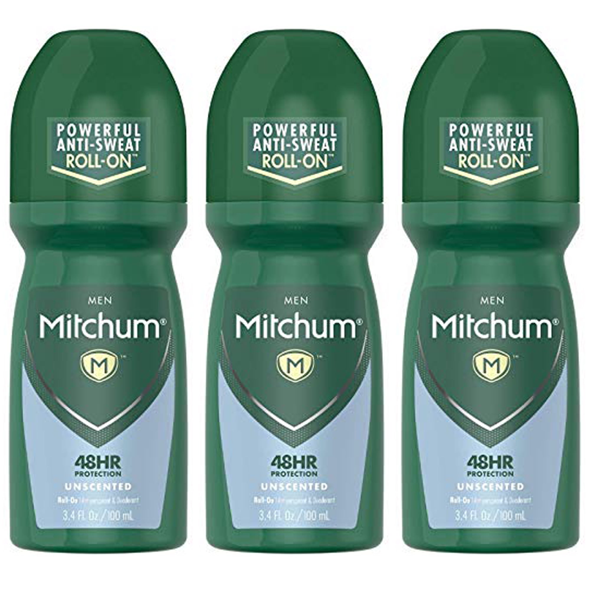 Pack of (3) Mitchum Invisible AntiPerspirant And Deodorant RollOn