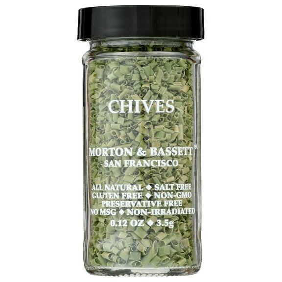 Pack of 3, Morton & Bassett Chives, 0.12 oz
